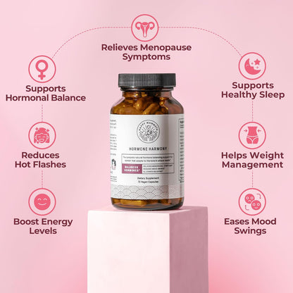 Hormone Harmony - Natural Hormonal Balance & Menopause Support (72 Capsules) Happy Mammoth